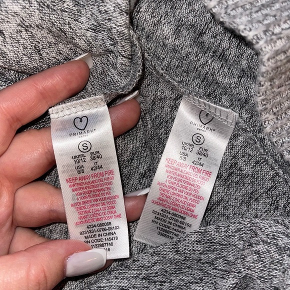 Love to Lounge Primark Penguin print grey pyjamas/ sleepwear/ loungewear set - Picture 11 of 11